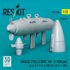 RESKIT RS32-0560 AN/ALQ-71(V)-2 (QRC-161-1) ECM pod (1pcs) (3D Printed) 1/32